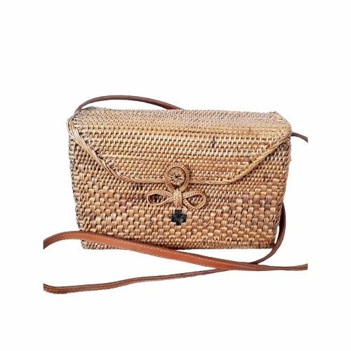 Tas rotan kotak / Tas selempang wanita / Tas fashion wanita