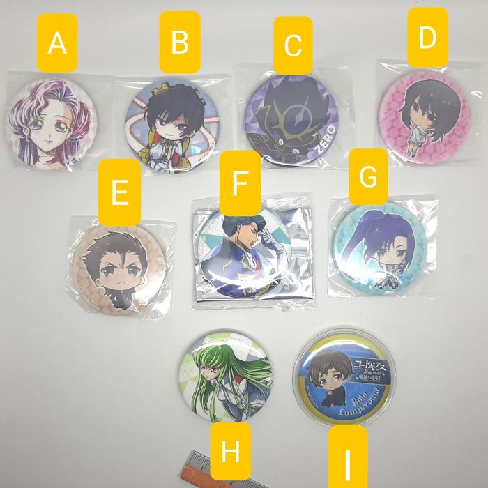 Pin Badge Code Geass Set B