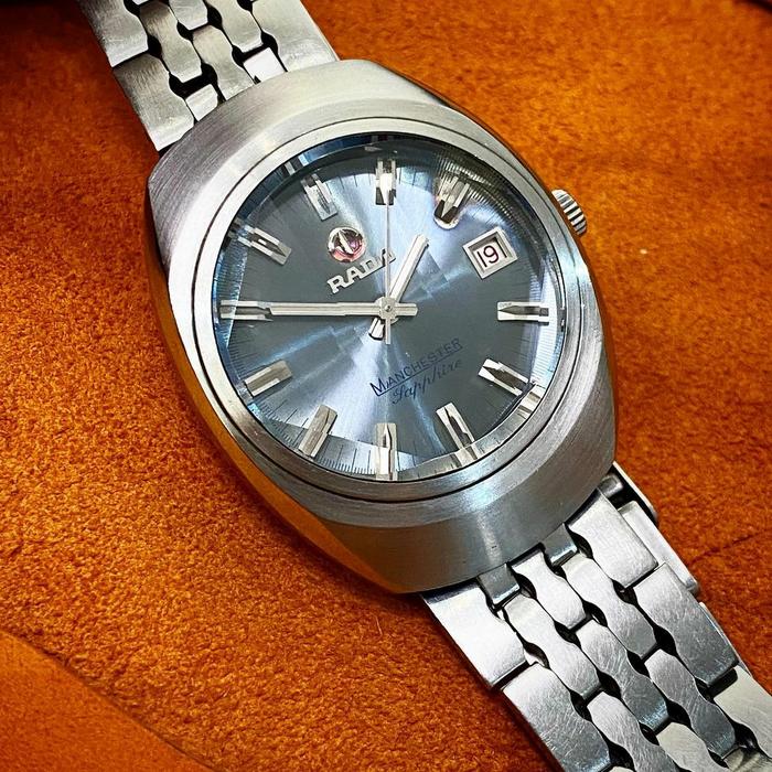 jam tangan luxury Rado Manchester Sapphire Automatic 25 jewels