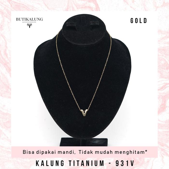 Kalung Liontin Nama Huruf 931L P R U V W Y