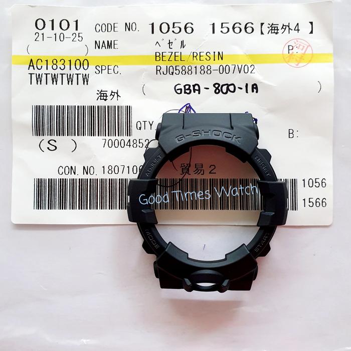 BEZEL G-SHOCK GBA-800-1A GBA 800 Casio Original