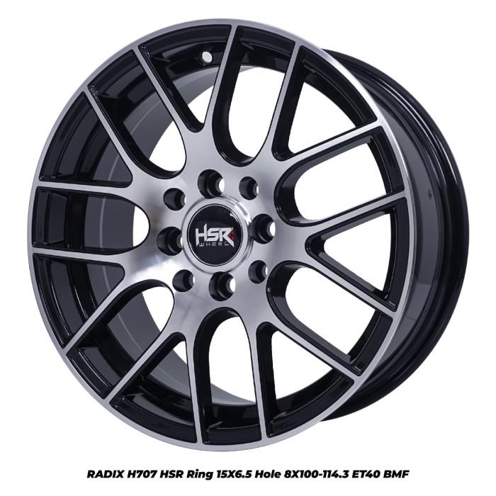 velg mobil Datsun Cross, Go, Go+, Panca ring 15 velg RADIX H707 HSR