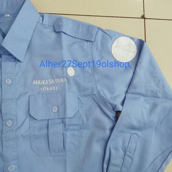kemeja PDL angkasa pura baju angkasa pura kemeja angkasa pura solusi