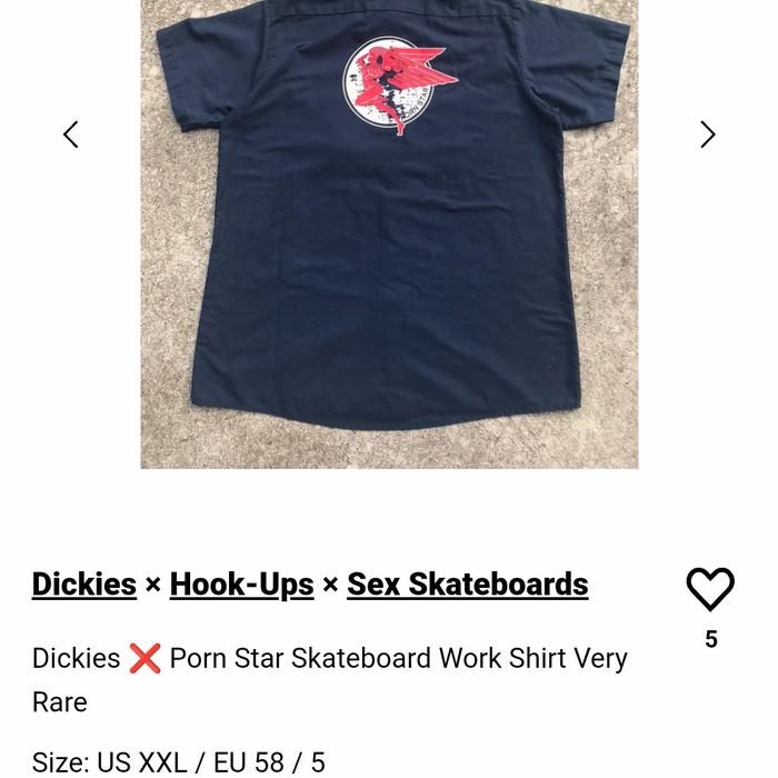 Vintage 90's Dickies x pornstar