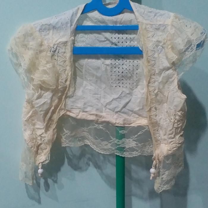 Rompi Luar Setengah Badan Baju Luaran Pesta Renda