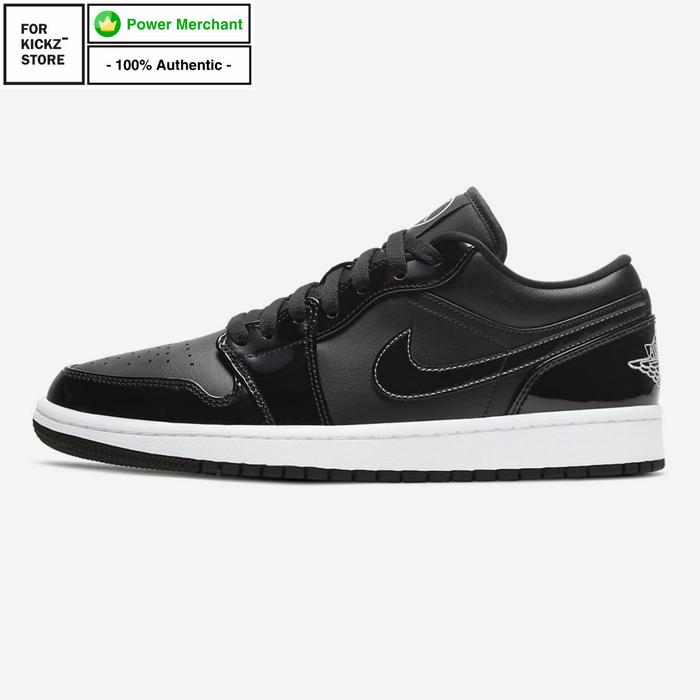 NIKE AIR JORDAN 1 LOW SE ALL STAR CARBON FIBER BLACK WHITE