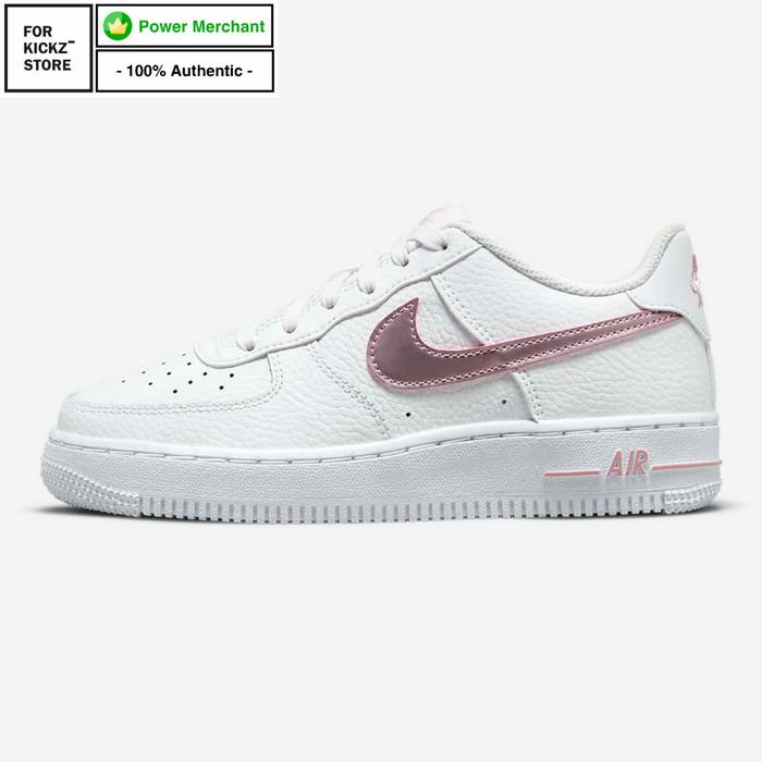 NIKE AIR FORCE 1 WHITE PINK GLAZE