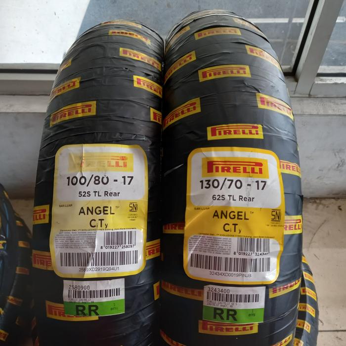 Paket Ban Pirelli Angel City 100/80 & 130/70 Ring17