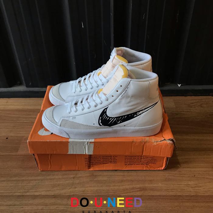 Nike Blazer Mid 77 Vintage Sketch White Black