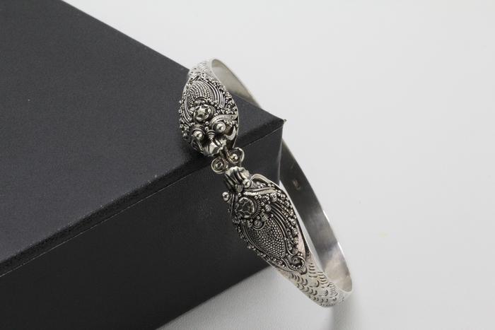 GELANG NAGA BALI GELANG PERAK ASLI 925 GELANG PERAK BAKAR GELANG BALI