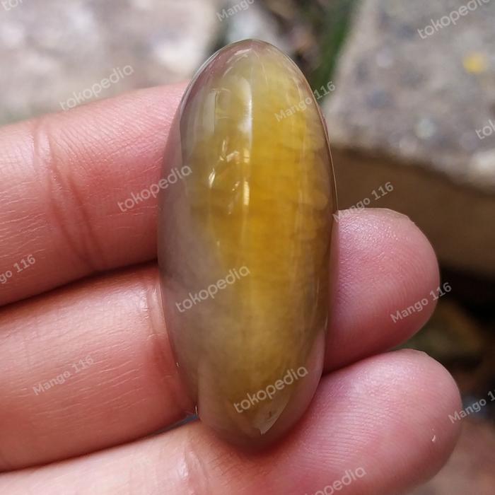 Batu Akik Pandan Nanas Oli Geboy