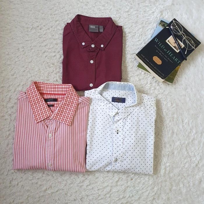 Kemeja pria Zara Man ASOS Esprit original thrift preloved