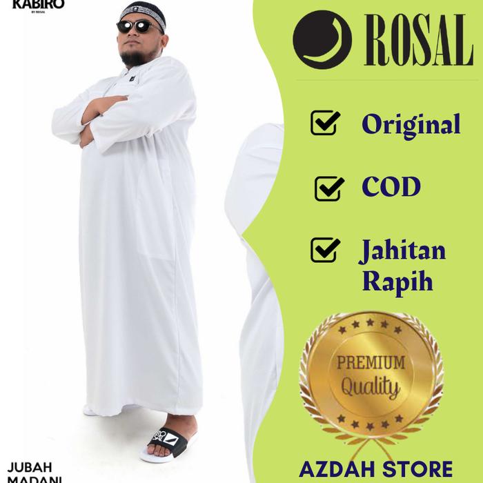 MURAH ! Baju Gamis Jubah Pria Katun Haramain Big Size Jumbo Pria COD