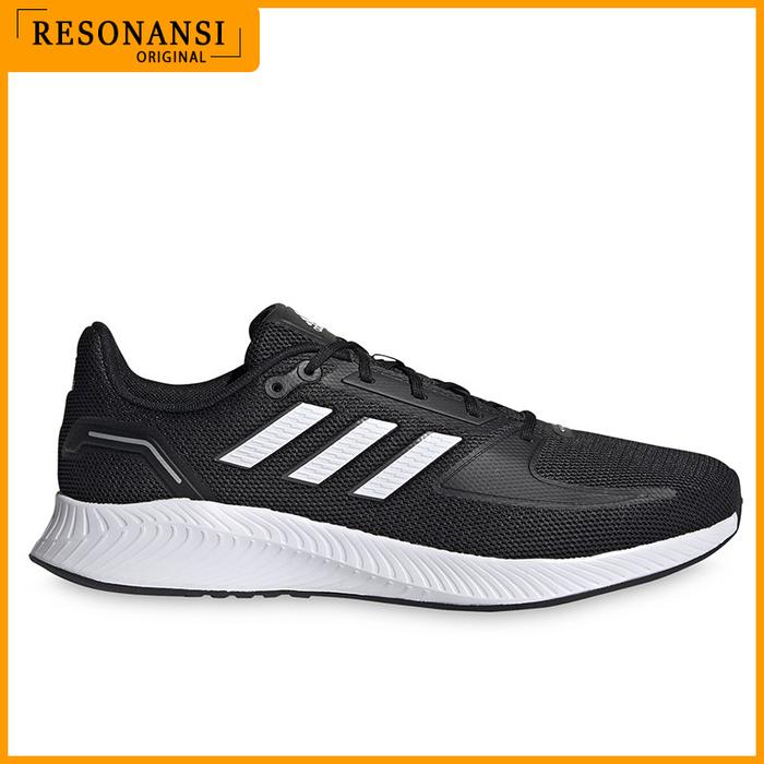 SEPATU ADIDAS PRIA TERBARU ORIGINAL SNEAKERS RUN FALCON 2.0 HITAM