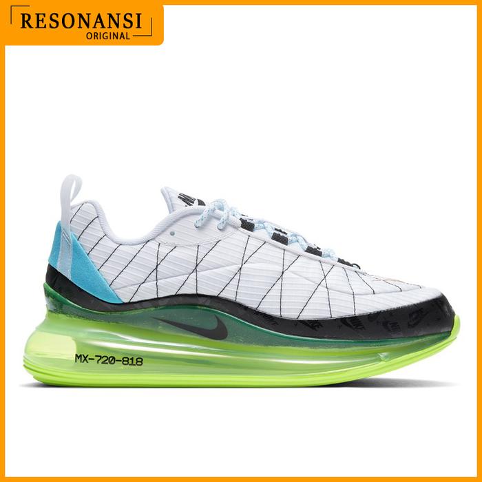 SEPATU NIKE PRIA TERBARU ORIGINAL SNEAKER MX-720-818 PUTIH-HIJAU KEREN
