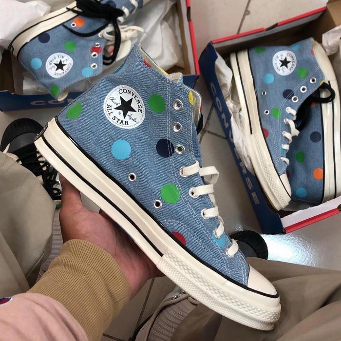 Converse Chuck 70s Hi x Golf Wang Polkadot Original Resmi