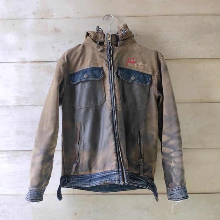 Original Jaket Bikers Vintage Fubu Jeans