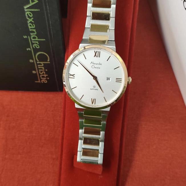 Jam wanita Original Alexandre Christie Ac 8564 LD All Stainless
