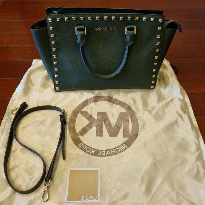 MK EMERALD TOTE BAG PRELOVED WOMEN