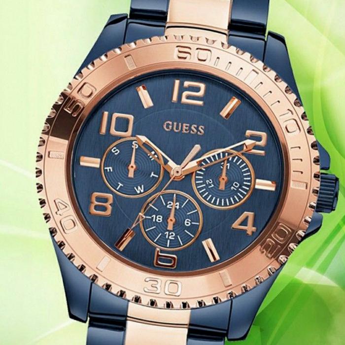 Jam Tangan Wanita Merek Guess W0231L6 All Steel Original 37mm