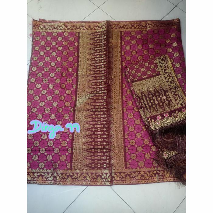 Kain songket palembang + Slendang/Songket palembang set slendang