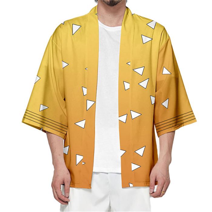 Kimono Zenitsu Cosplay V2 Anime Manga Demon Slayer