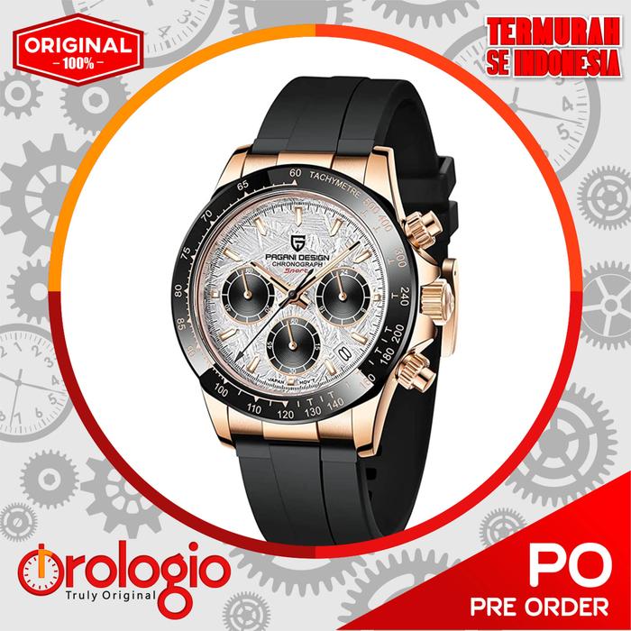 Pagani Design Daytona Homage Men's Quartz Watches PD1664- gold gray