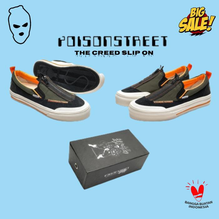 POISON STREET SLIP ON " THE CREED "