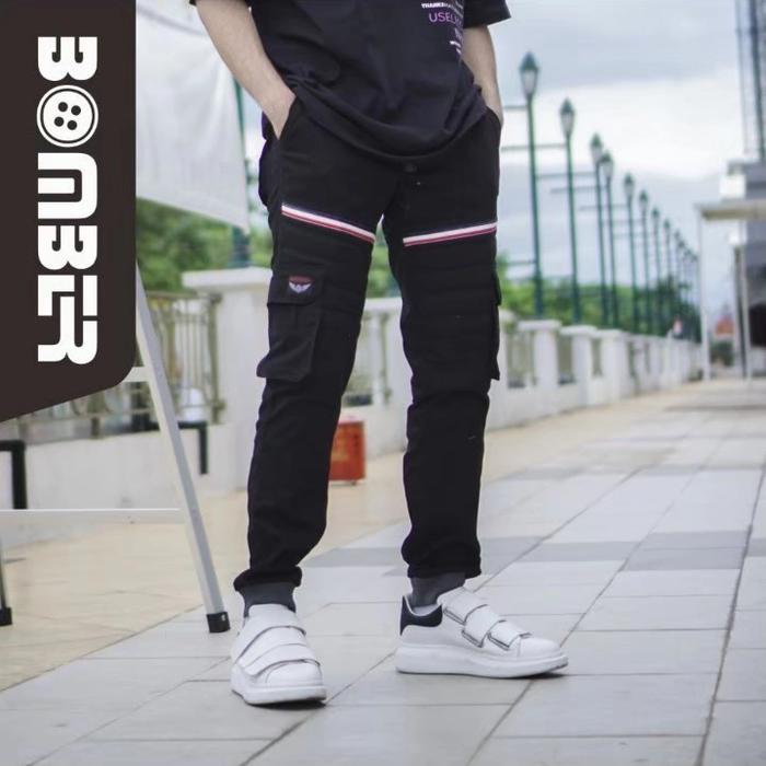 CELANA JOGGER PRIA /JOGGER BIKER / CELANA JOGER BIKER
