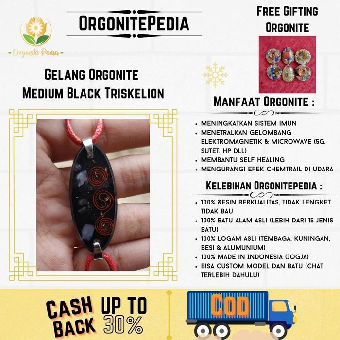 CHARITY ORGONITE BRACELET GELANG ORGONITE BERBAGI SEKOTAK MAKANAN