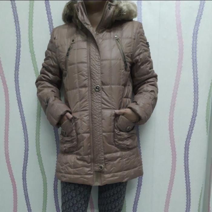 Preloved Second Baju Bekas Jaket Coat Winter Size XL Kecil Wanita Panjang Tebal