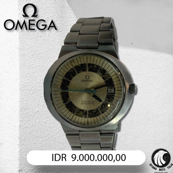 Jam Tangan Pria Omega Geneve Dynamic automatic really dial Original