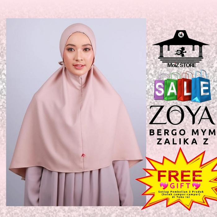 Zoya Bergo Jilbab Hijab Instan Langsung MYM Zalika Z Murah Asli Zoya