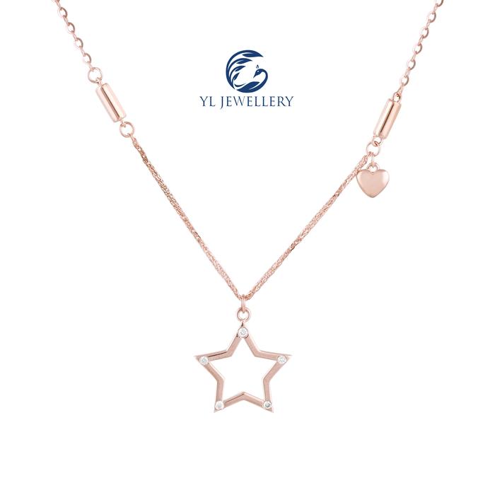 Kalung berlian KOYE030 - YL Jewellery