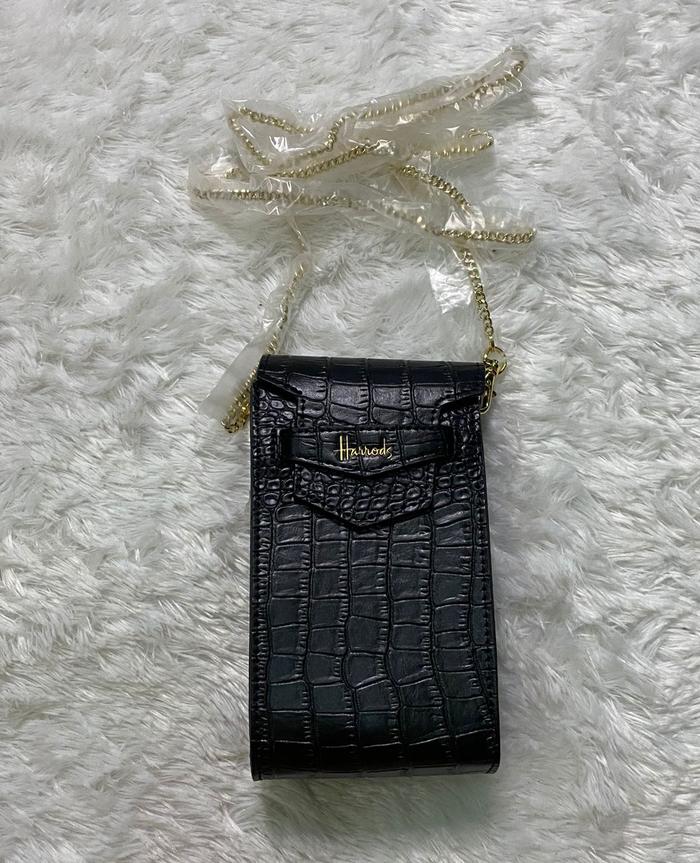 harrods phone bag original black