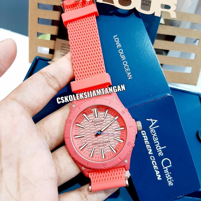 ALEXANDRE CHRISTIE AC 6584 AC6584 PINK GREEN OCEAN EDITION ORIGINAL