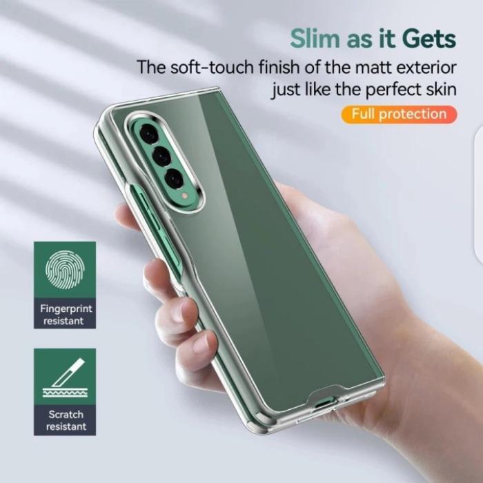 Samsung Clear case Cover Z Fold 3 Fold3 Hard ces bening