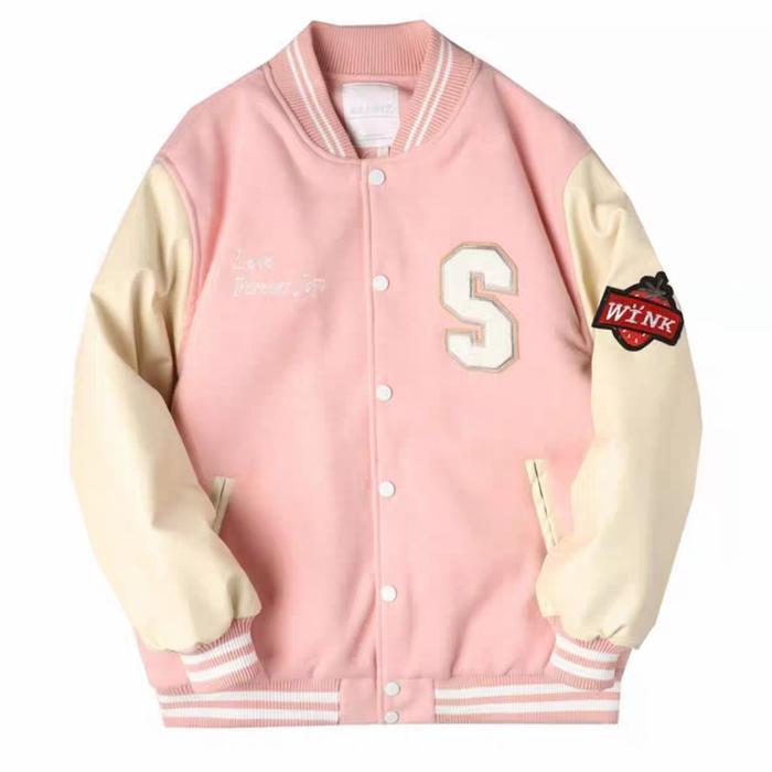 Varsity Jacket MLBNY Unisex Bomber Jacket [ S Icon pink ]