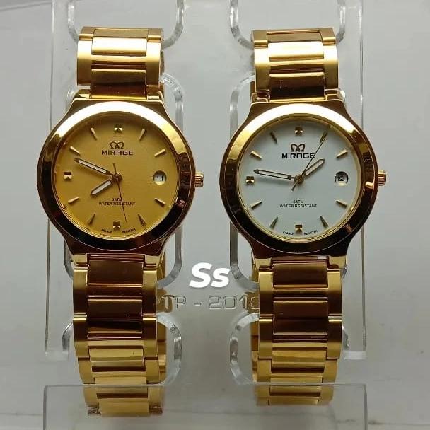 Mirage 4179/mirage original pria/wanita gold/kuning analog
