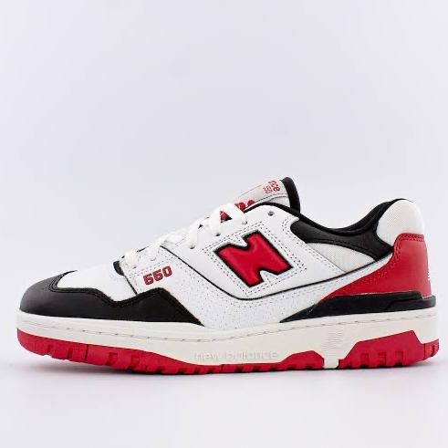 NEW BALANCE 550 WHITE RED BLACK ORIGINAL
