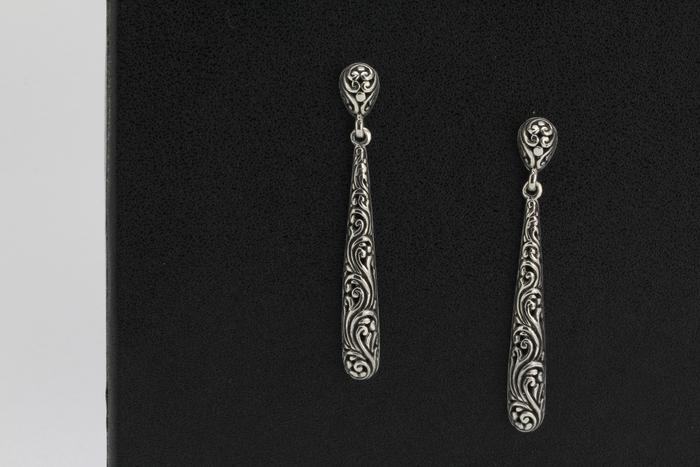 ANTING BALI ANTING UKIRAN BALI PERAK ASLI 925 PERAK BAKAR