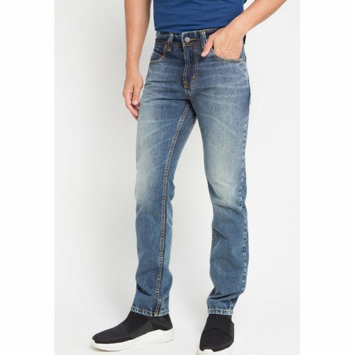 LOIS JEANS- CELANA JEANS PRIA ORIGINAL- Slim Long Pants Denim CFL395F