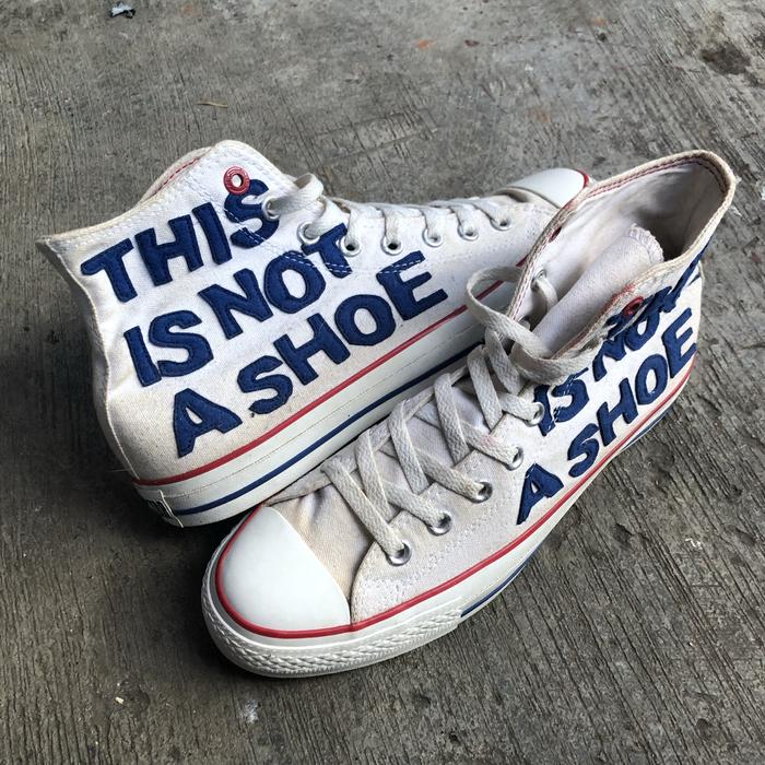 RARE ITEM CONVERSE CT HIGH X ANDREW MANIA RED PRODUCT ORIGINAL 43