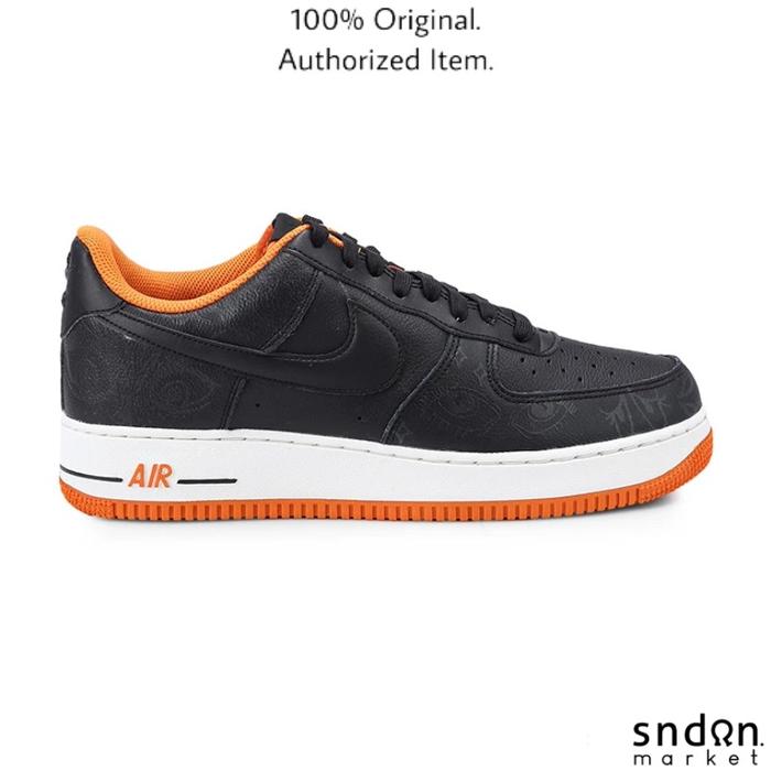 NIKE Air Force 1 '07 PRM Halloween Black Orange Starfish Original BNIB