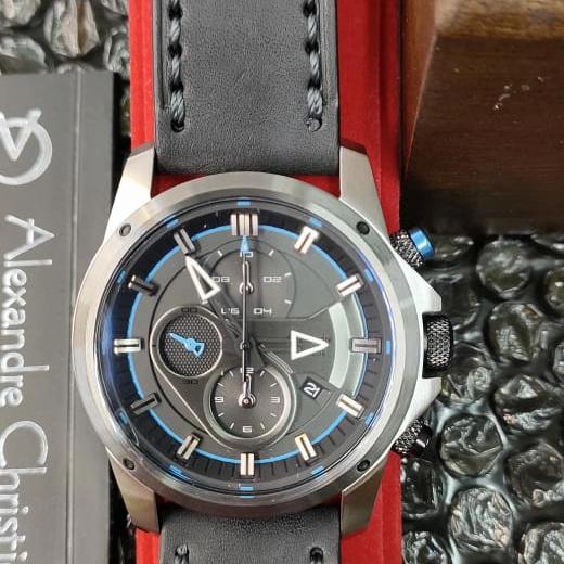 Jam Pria Original Alexandre Christie Ac 6593 MC All Stainless