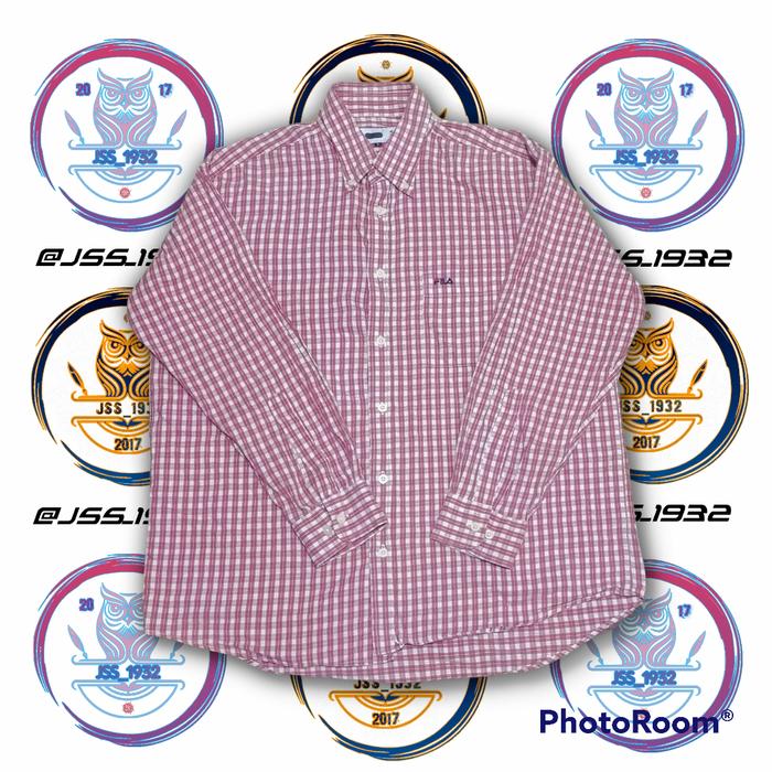 Kemeja Casual Pria ORIGINAL FILA Second Vintage Murah