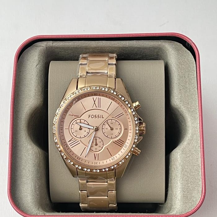 FOSSIL BQ3377 Modern Courier Chronograph Rose Gold-Tone