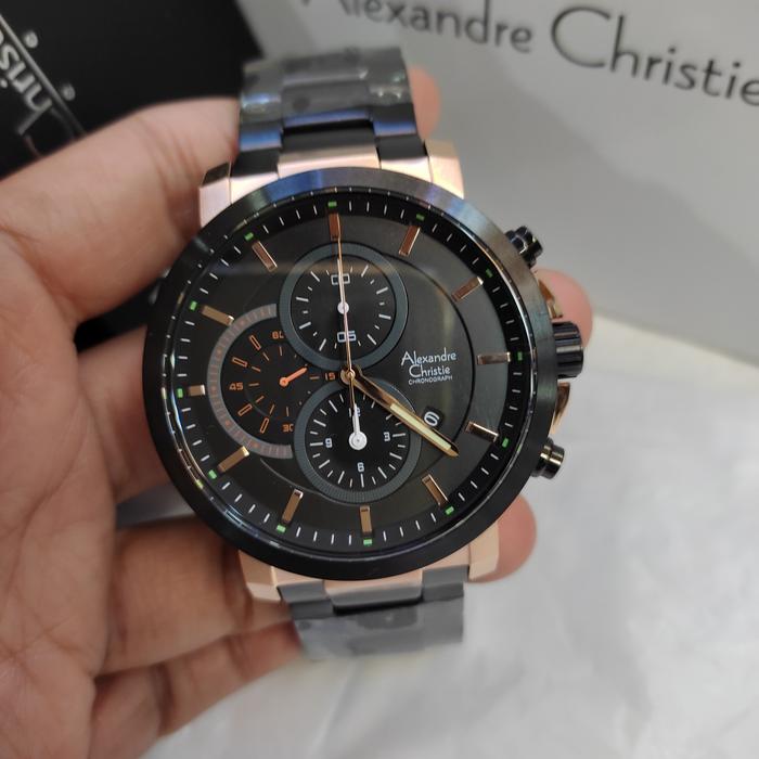 Jam PRIA ORIGINAL Alexandre Christie Ac 6350 MC All Stainless
