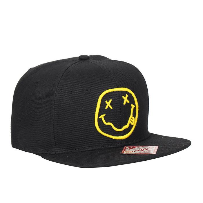 SNAPBACK NIRVANA LOGO SMILEY