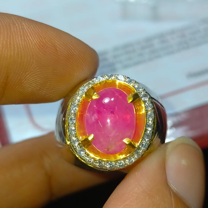 Natural Ruby Burma Myanmar Nh Dan Padparadscha Sapphire Songea